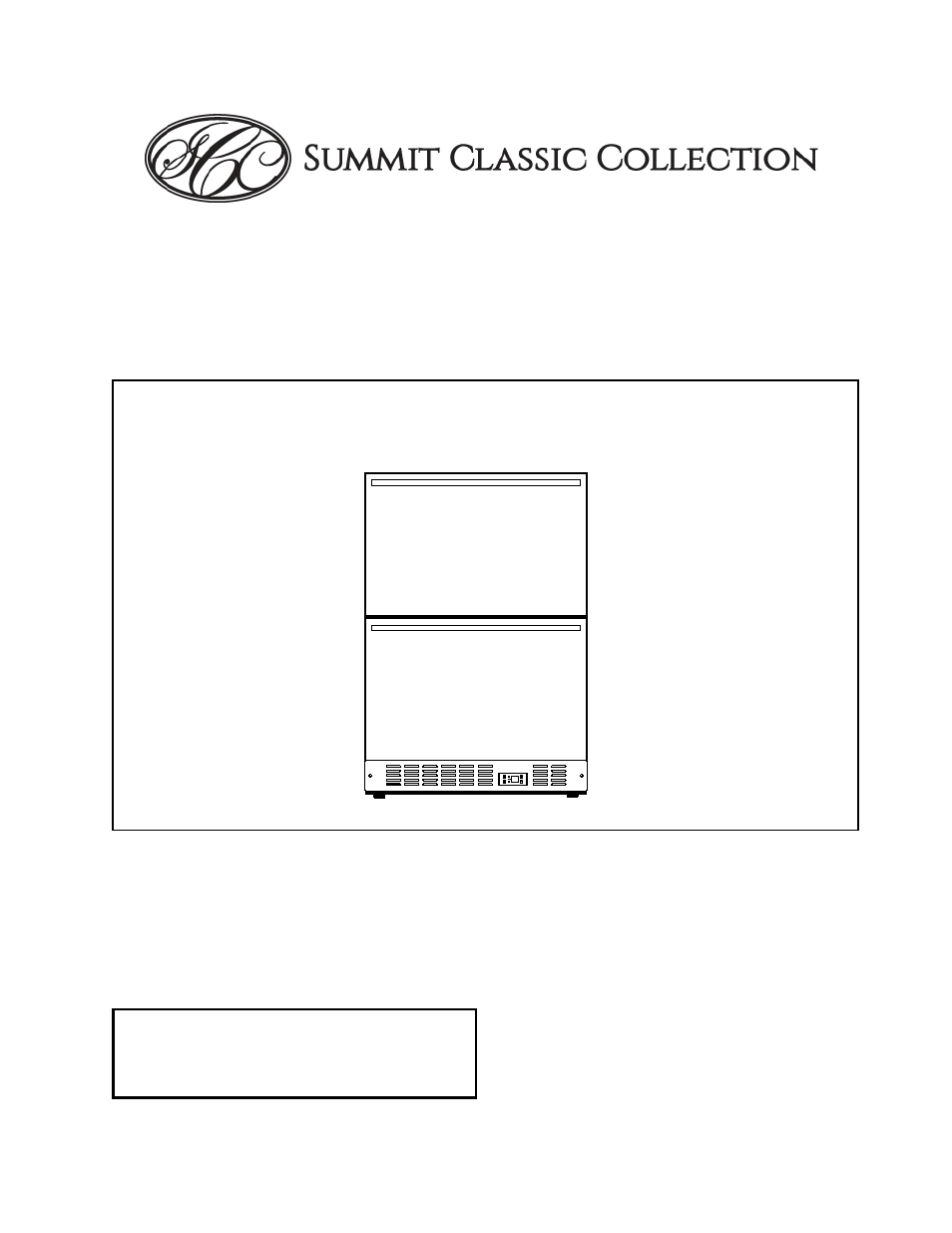 Summit SPR626OS2D User Manual | 16 pages