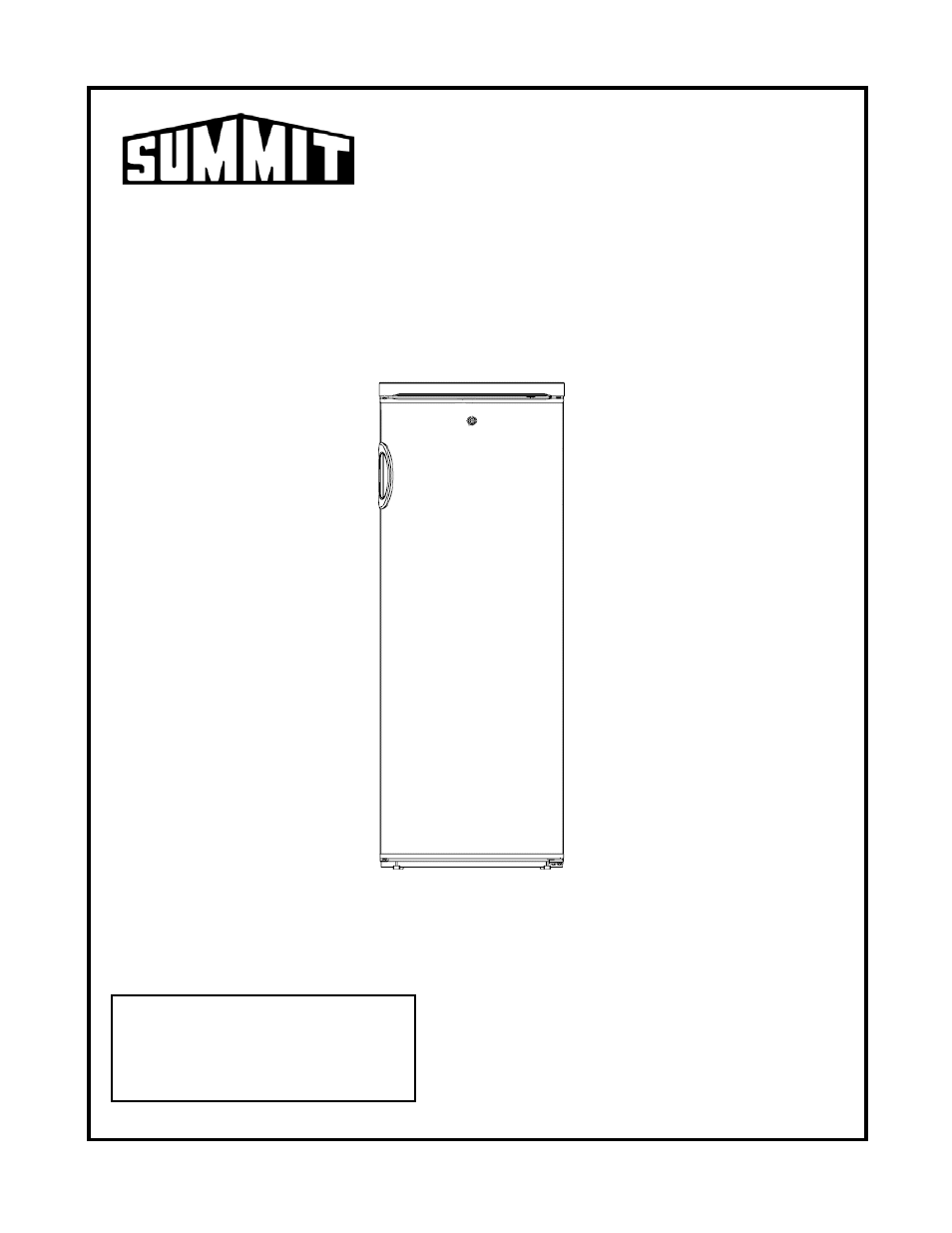 Summit FFAR9L User Manual | 12 pages