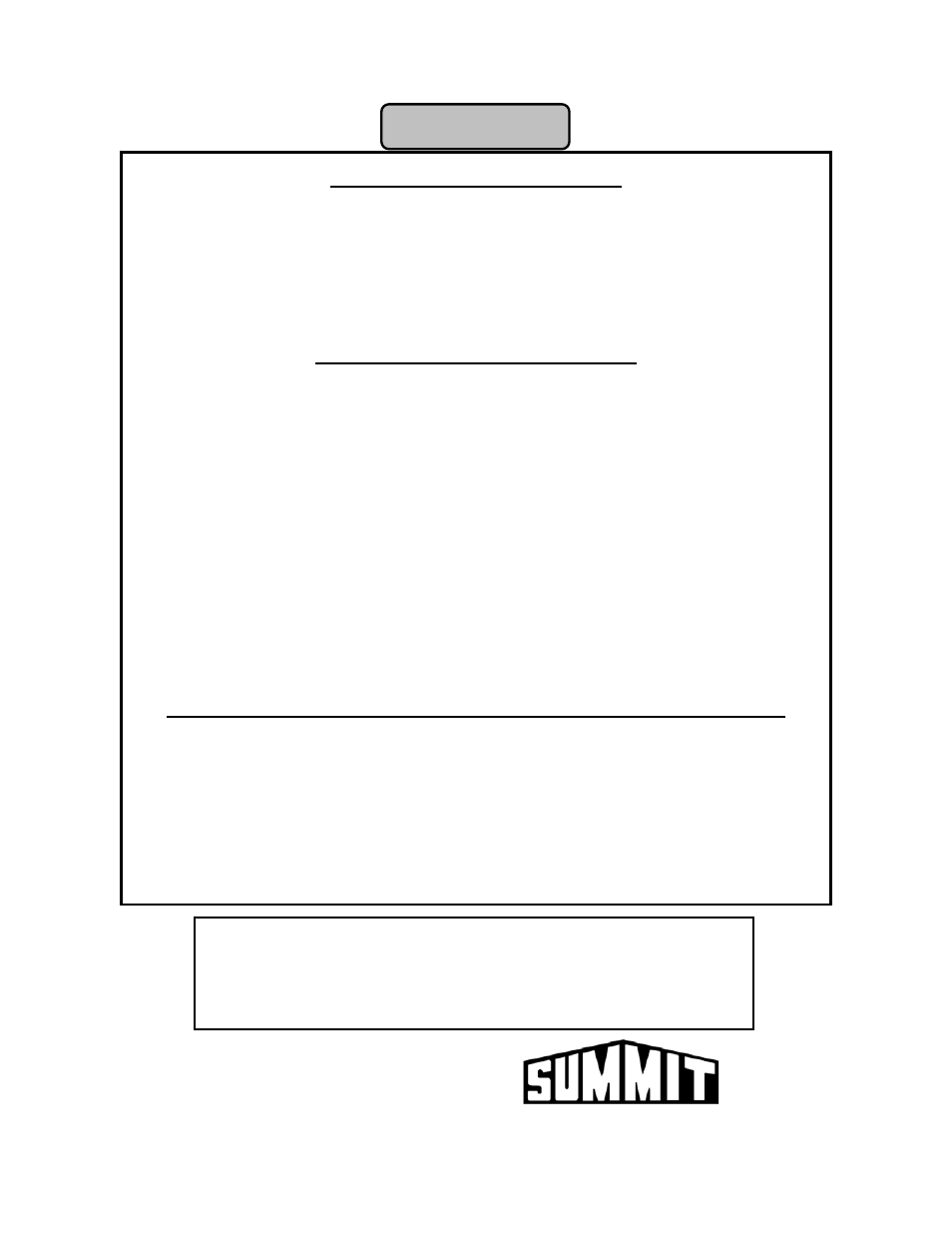 Warranty | Summit FFAR9L User Manual | Page 12 / 12