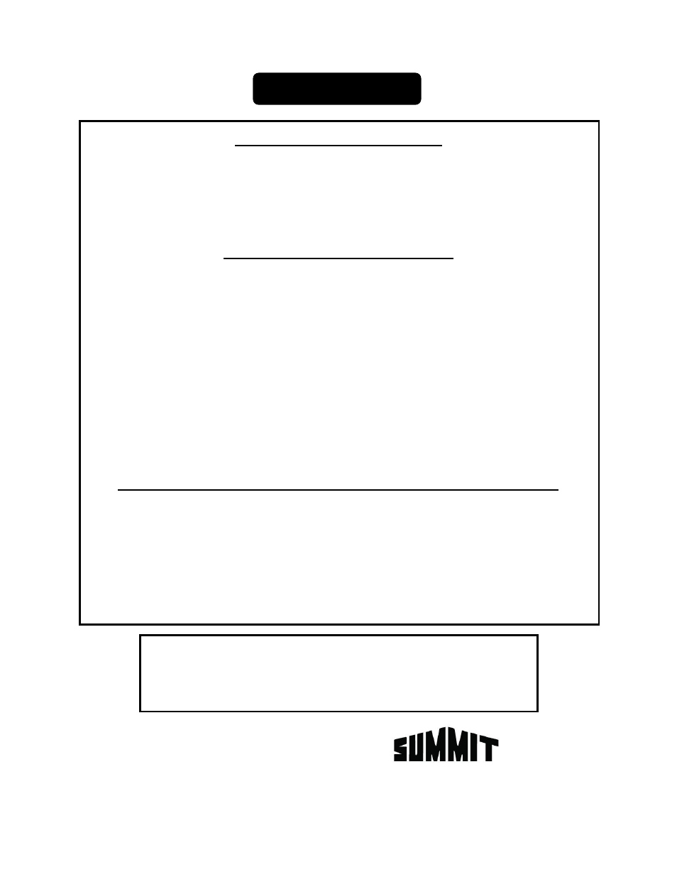 Limited warranty | Summit FF73 User Manual | Page 13 / 13