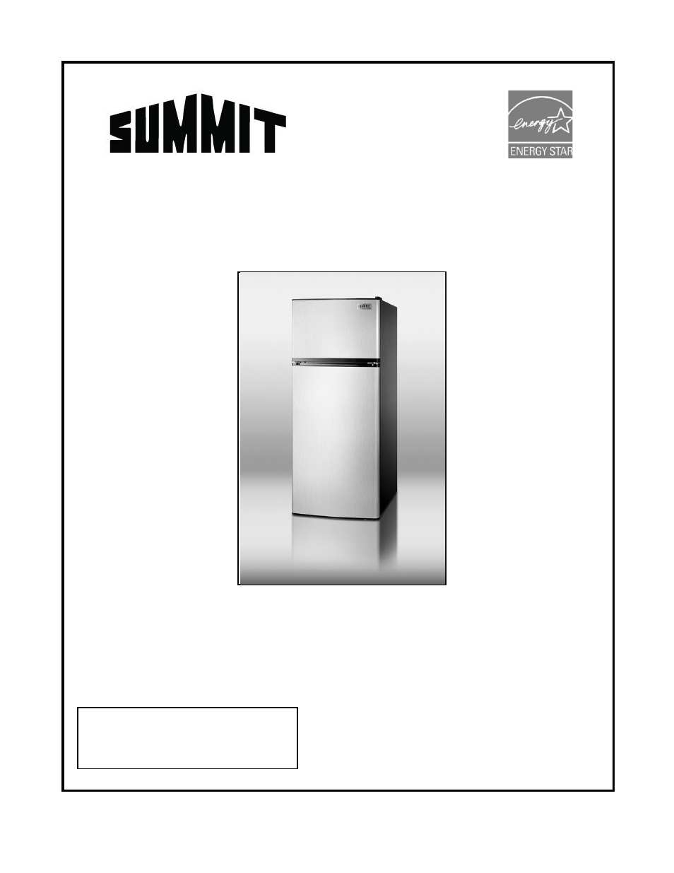 Summit FF1116W User Manual | 14 pages