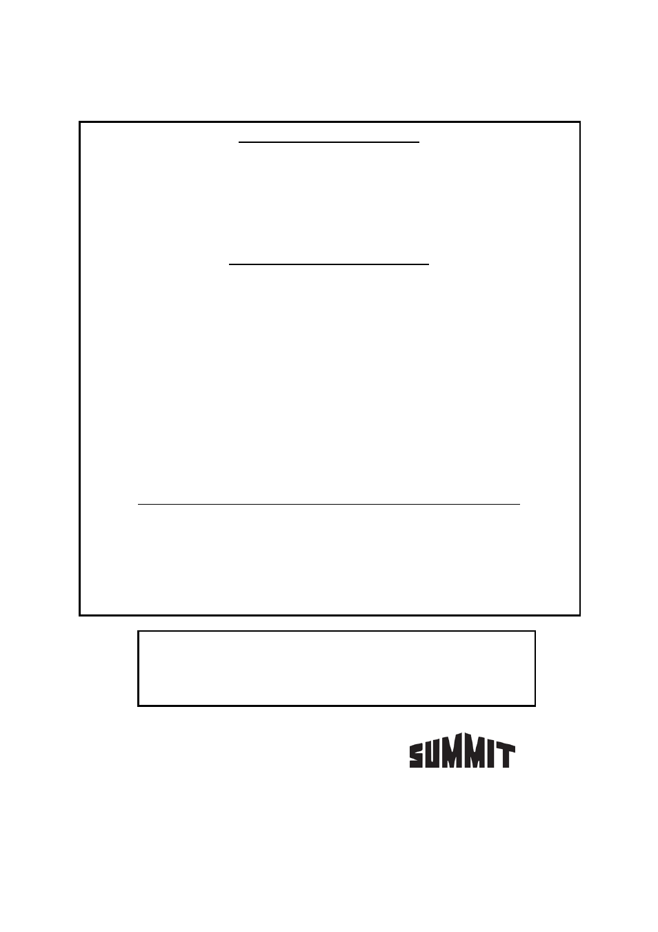Limited warranty | Summit CP96 User Manual | Page 14 / 14