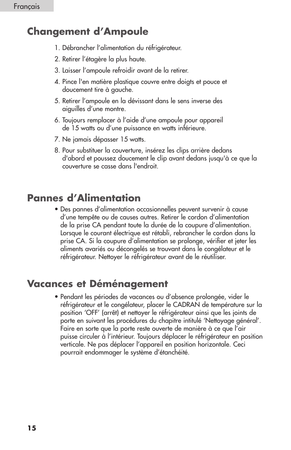 Summit FF1074 User Manual | Page 34 / 56