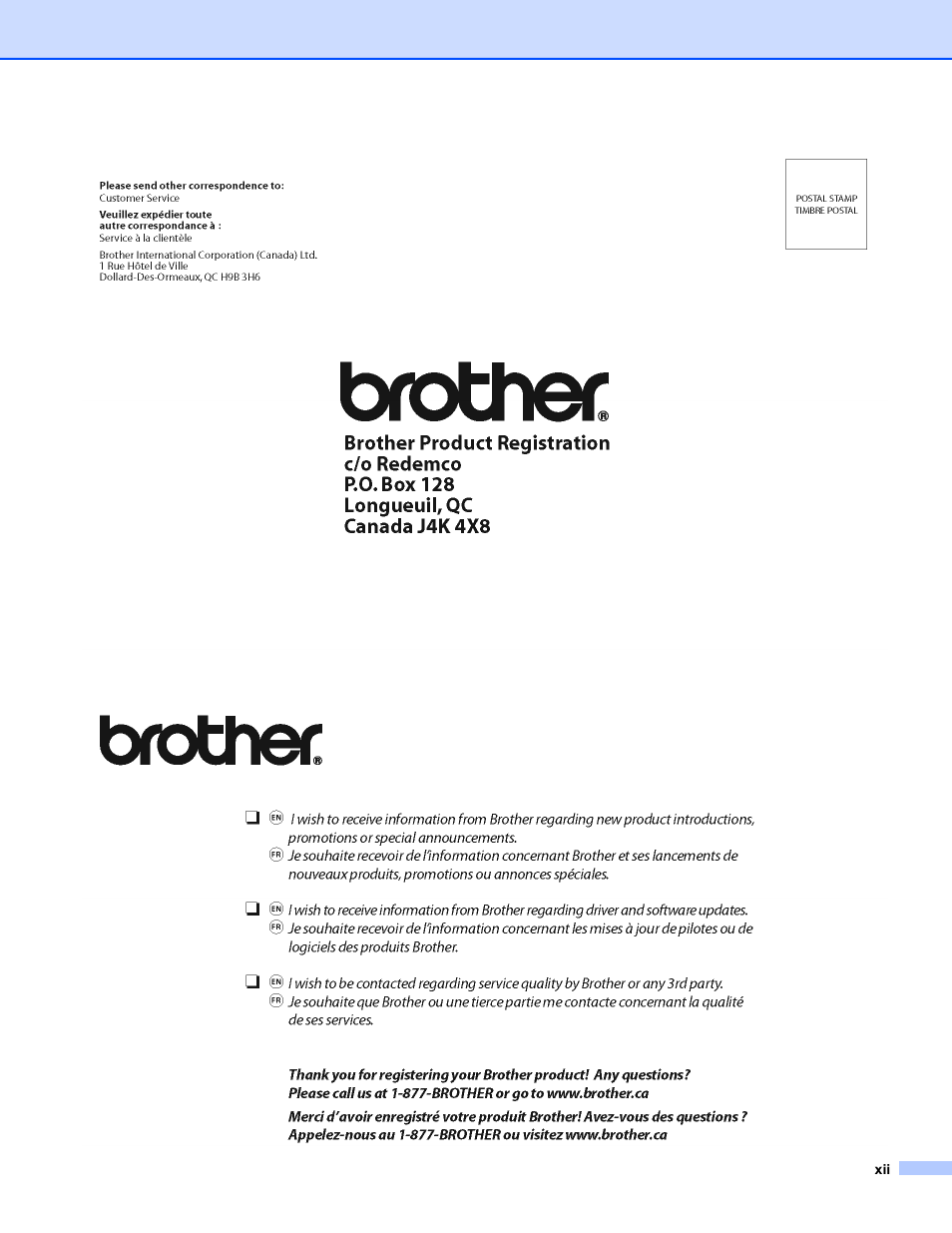 Brother 700D User Manual | Page 13 / 60