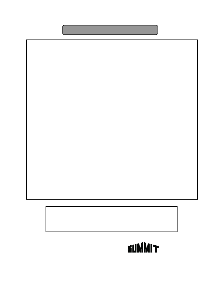 Limited warranty | Summit FF1625SS User Manual | Page 16 / 16