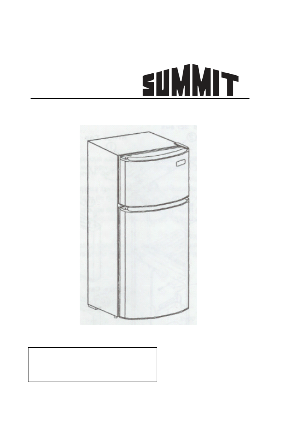 Summit FF71 User Manual | 12 pages