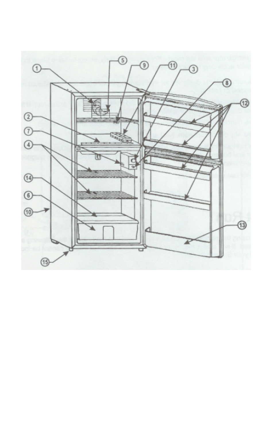 Location of parts | Summit FF71 User Manual | Page 4 / 12