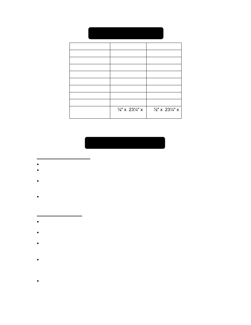 Technical information, Installation instructions | Summit FS408BLIF User Manual | Page 5 / 12