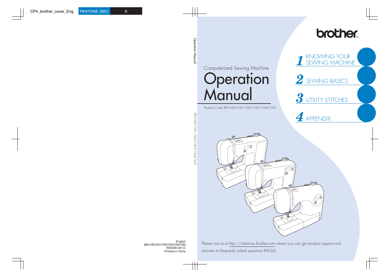 Brother V61 User Manual | 100 pages