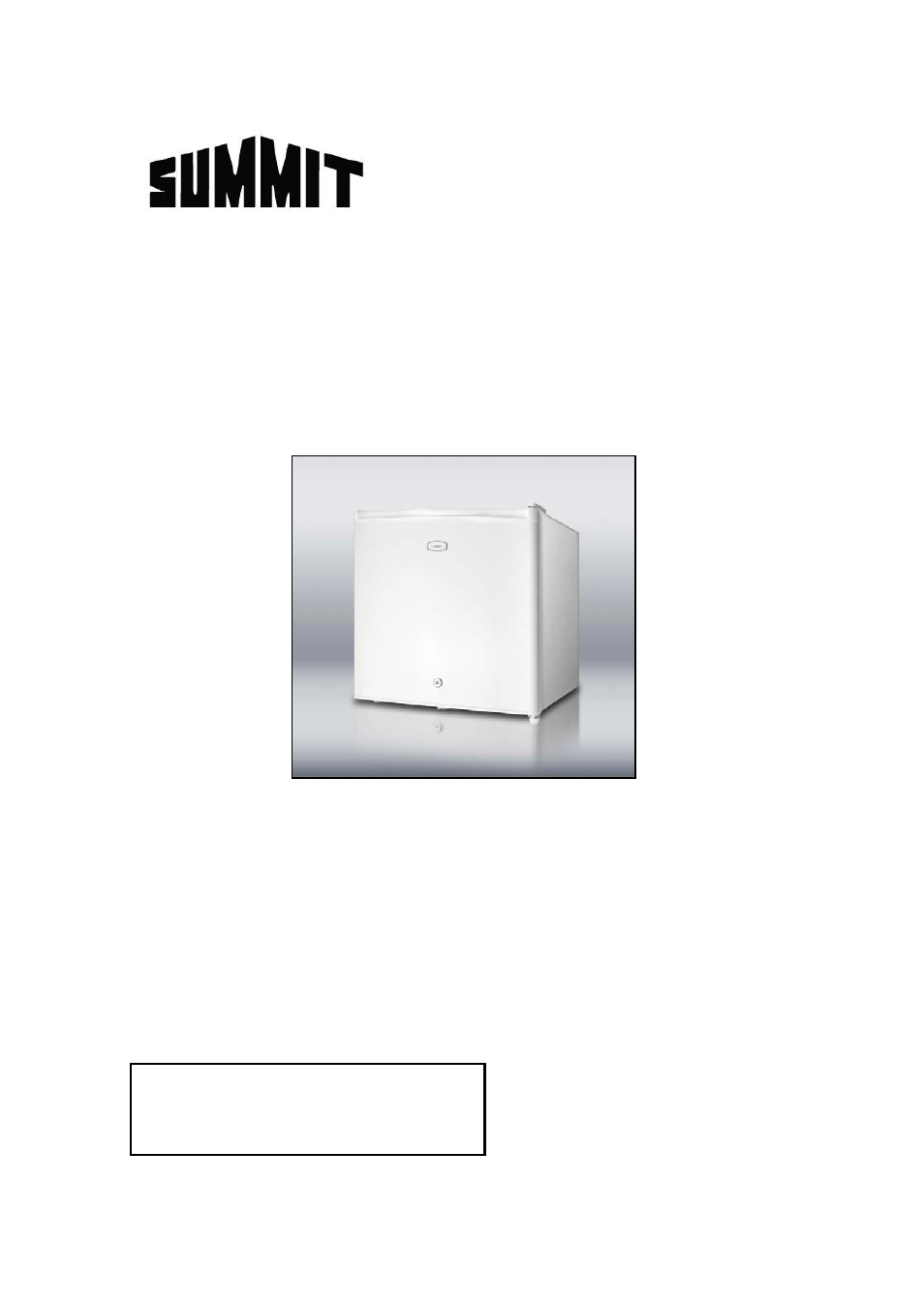 Summit FS20L User Manual | 12 pages