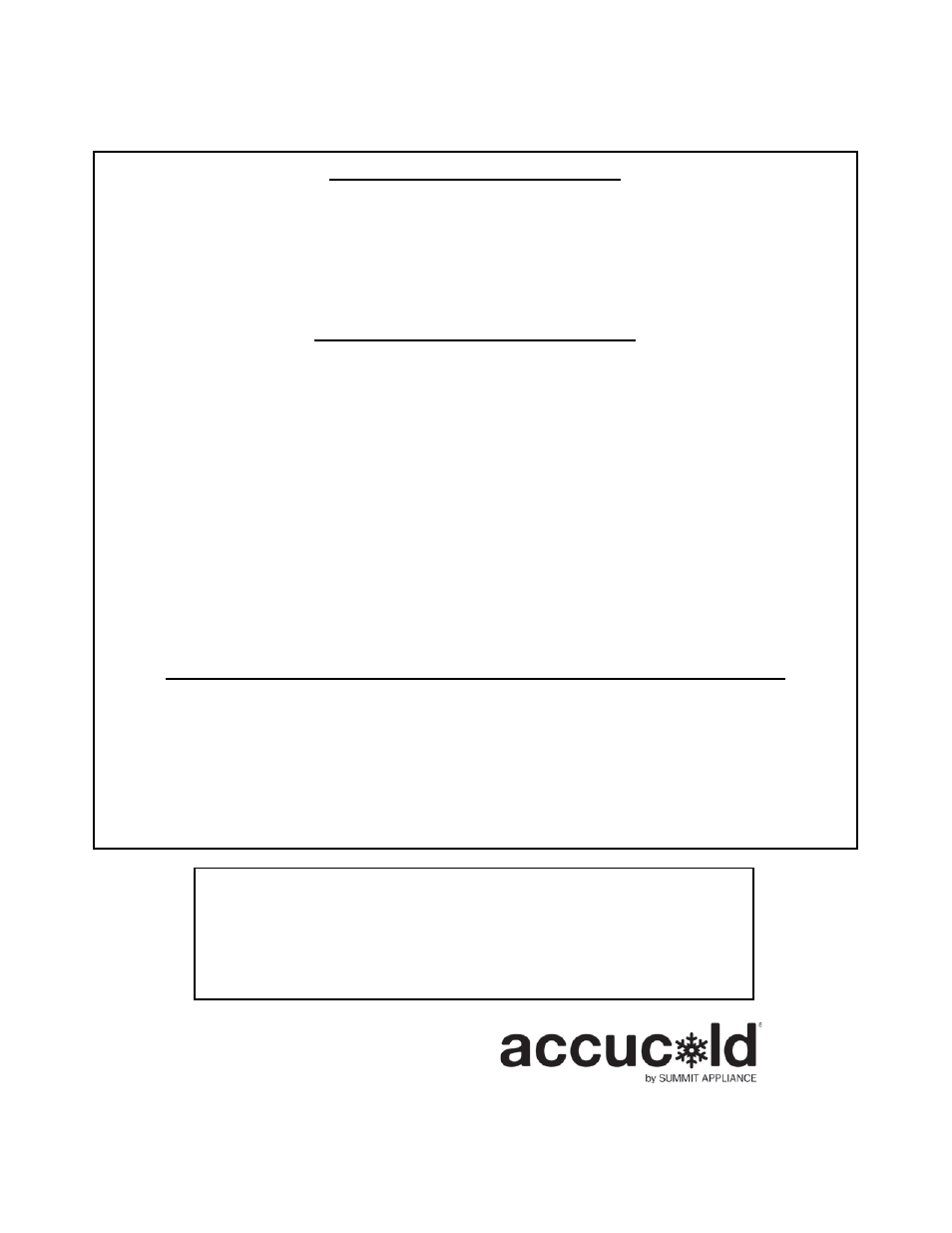 Limited warranty | Summit FS24L User Manual | Page 12 / 12