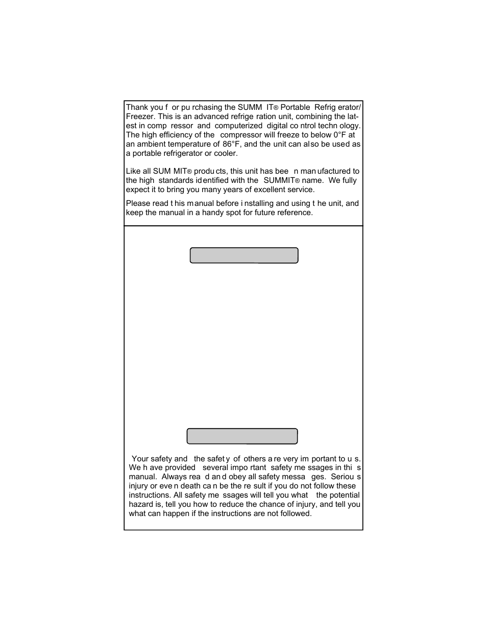 Summit SPRF26 User Manual | Page 2 / 12