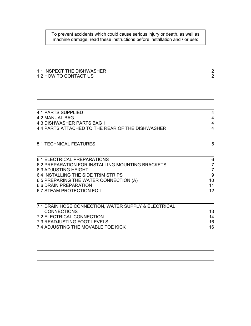 Summit DW2432SS Installation Manual User Manual | Page 2 / 20