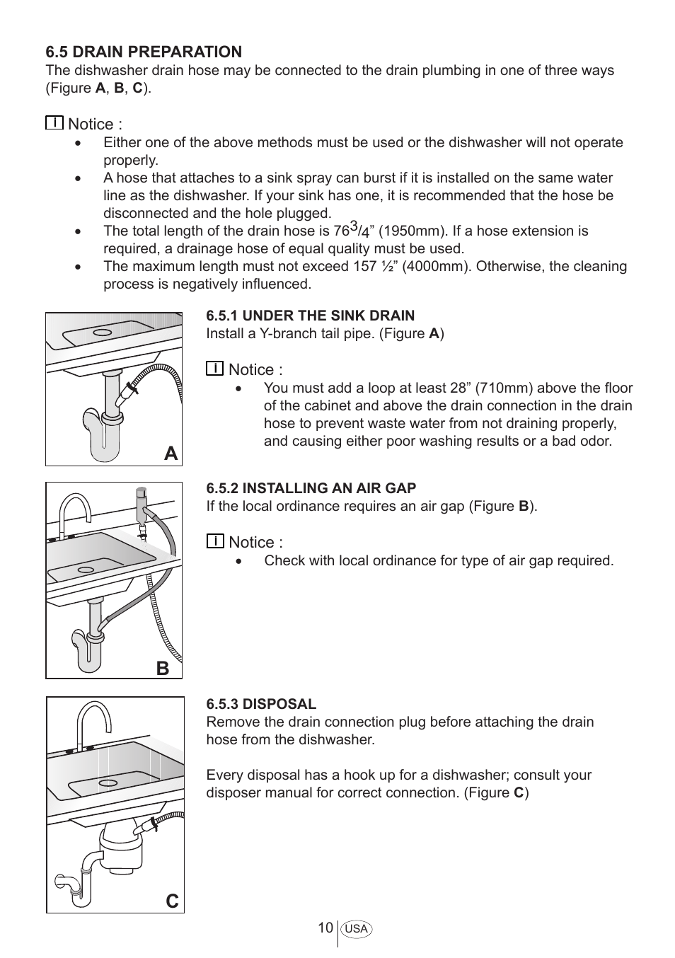 Ab c | Summit DW18 Installation Manual User Manual | Page 13 / 25