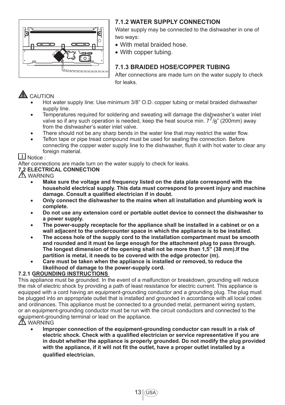 Summit DW18 Installation Manual User Manual | Page 16 / 25