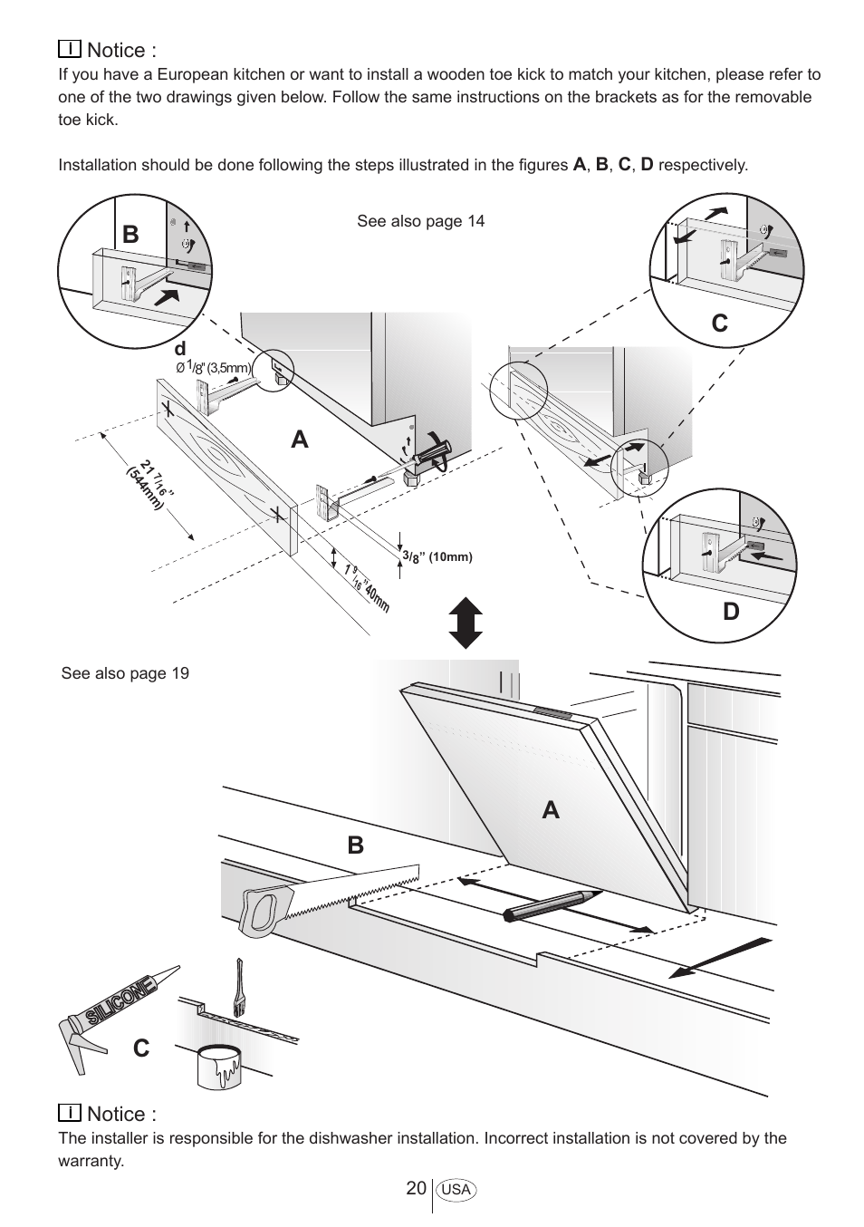 Notice | Summit DW18 Installation Manual User Manual | Page 23 / 25