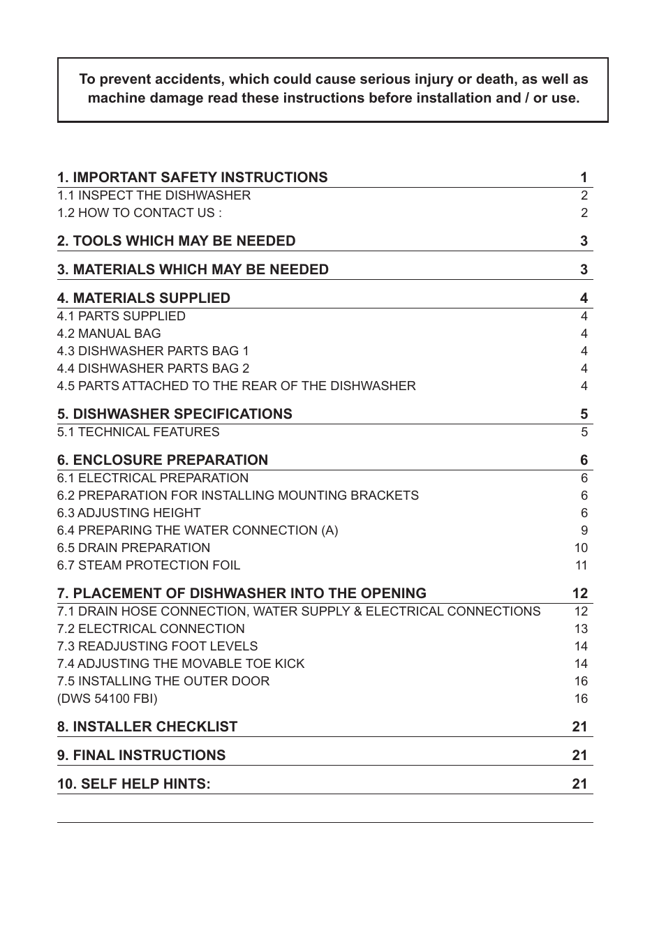 Summit DW18 Installation Manual User Manual | Page 3 / 25