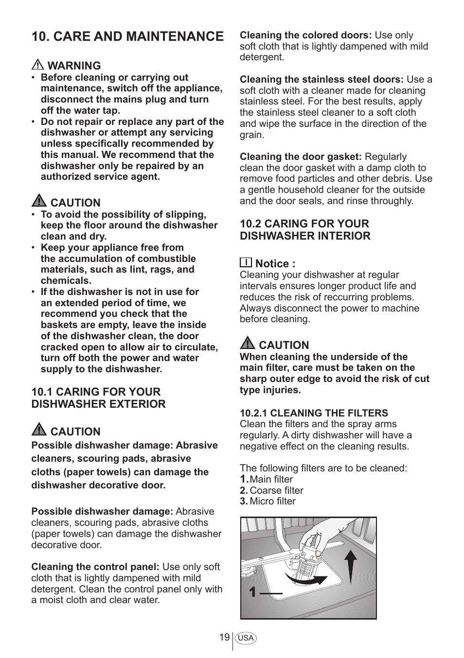 Care and maintenance | Summit DW18 User Manual User Manual | Page 21 / 32