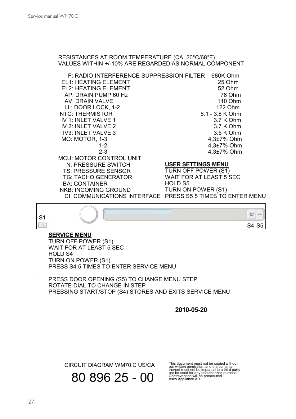 Summit WMC64P Service Manual User Manual | Page 27 / 38