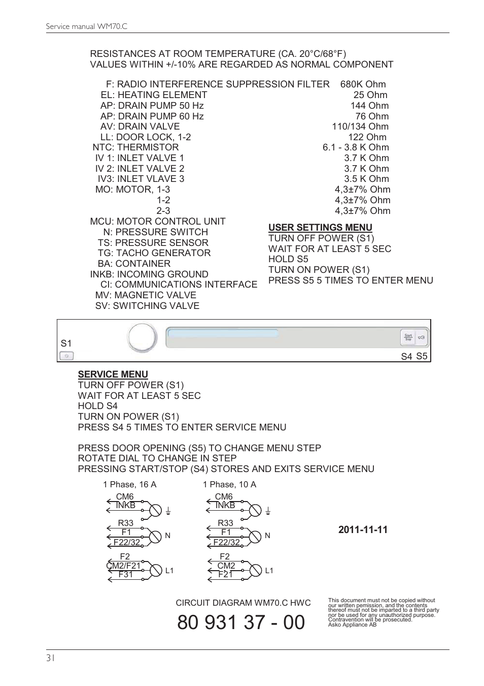 Summit WMC64P Service Manual User Manual | Page 31 / 38