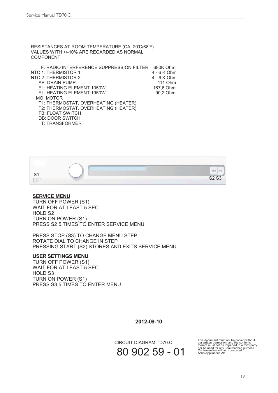 Summit TDC111V Service Manual User Manual | Page 19 / 40
