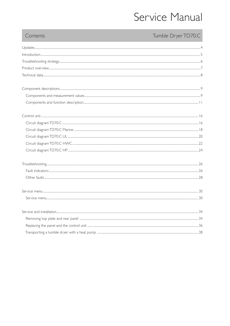Summit TDC111V Service Manual User Manual | Page 3 / 40