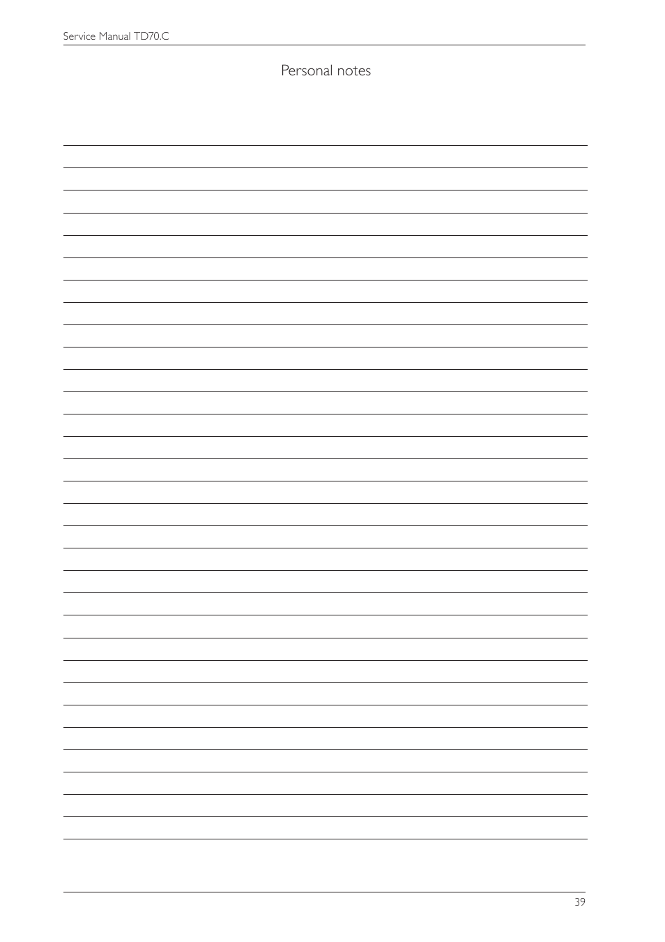 Summit TDC111V Service Manual User Manual | Page 39 / 40