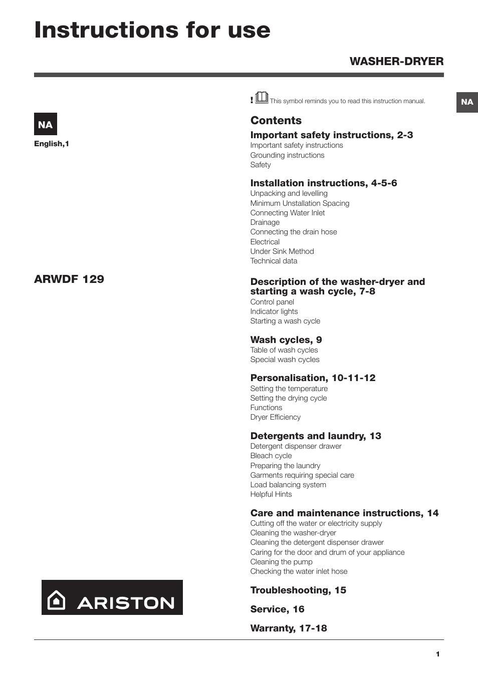 Summit ARWDF129SNA User Manual | 56 pages