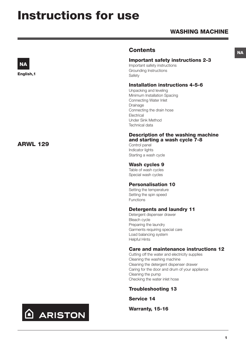 Summit ARWL129NA User Manual | 56 pages