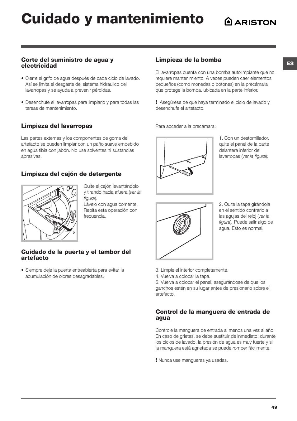 Cuidado y mantenimiento | Summit ARWL129NA User Manual | Page 49 / 56