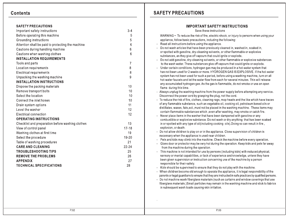 Summit SPWD2200 User Manual | Page 2 / 15