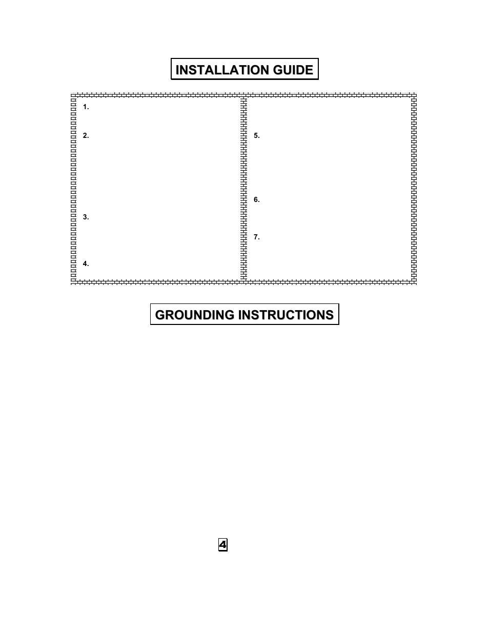 Installation guide, Grounding instructions | Summit SCM1000SS User Manual | Page 5 / 14