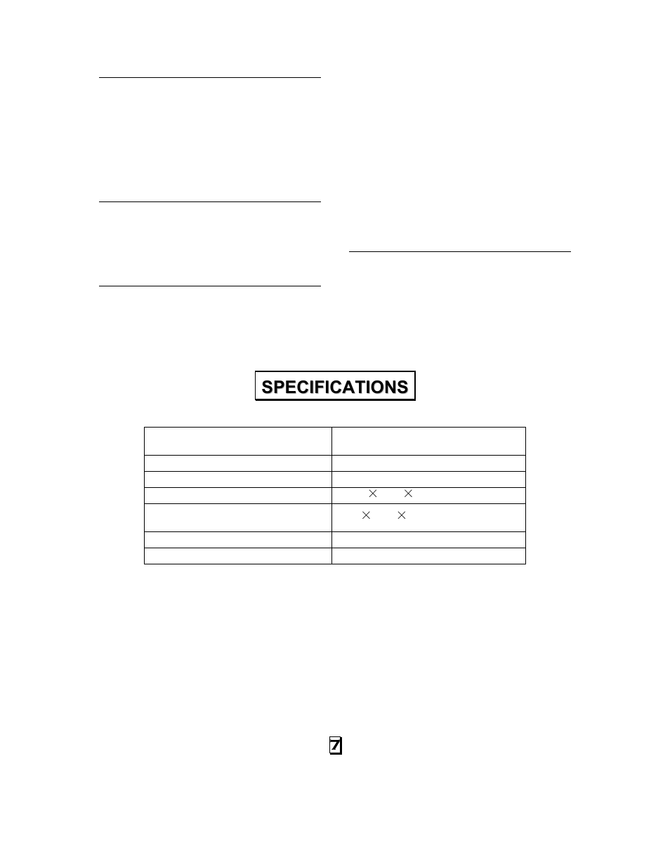 Specifications | Summit SCM1000SS User Manual | Page 8 / 14