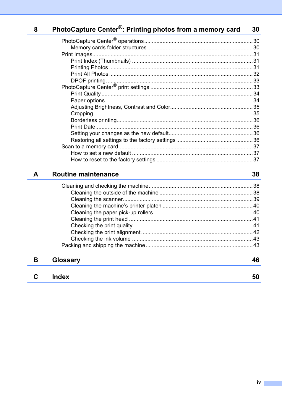 Brother MFC J415W User Manual | Page 5 / 59