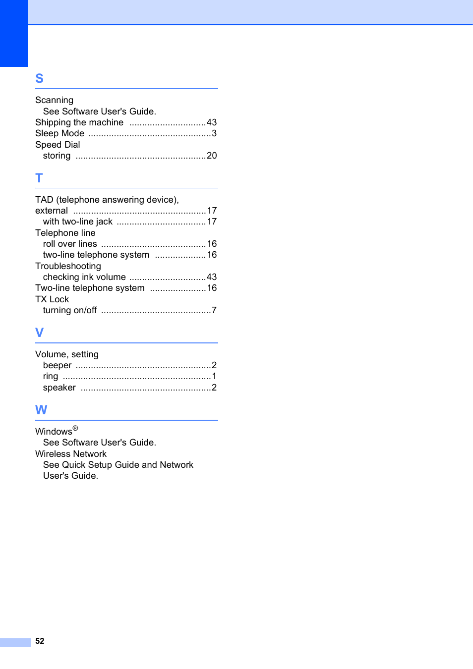 Brother MFC J415W User Manual | Page 58 / 59