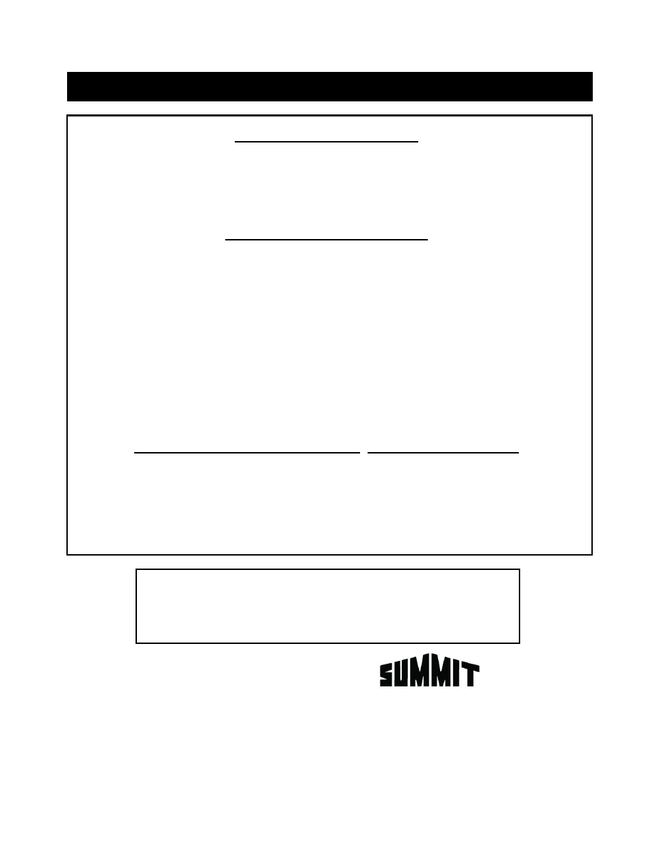 Limited warranty | Summit SBC490 User Manual | Page 20 / 20