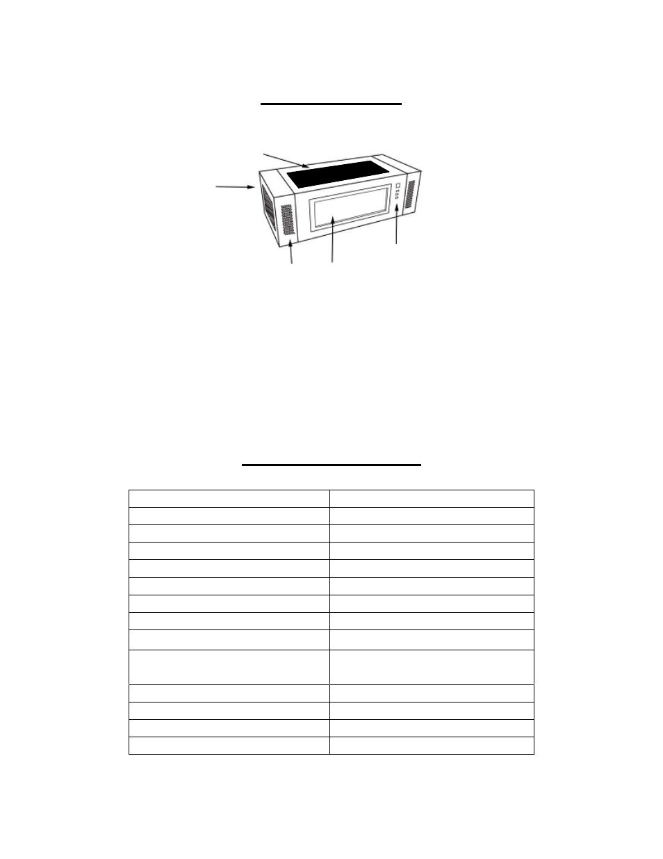 Location of parts, Technical information | Summit STC1B3 User Manual | Page 4 / 8