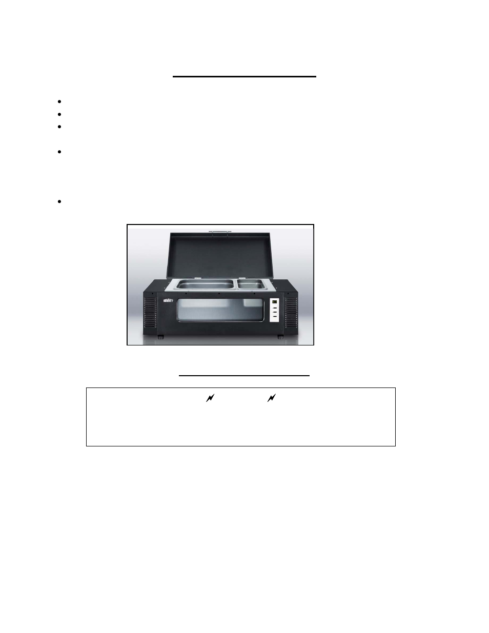 Installation instructions, Electrical connection | Summit STC1B3 User Manual | Page 5 / 8