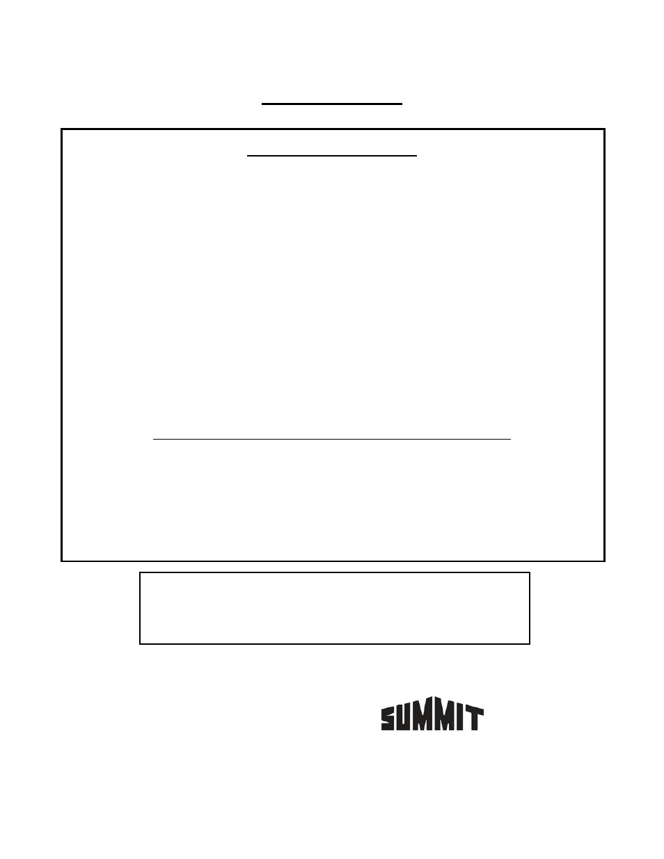 Limited warranty | Summit STC1B3 User Manual | Page 8 / 8