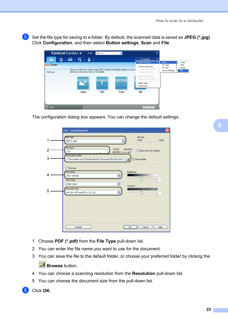 Brother DCP-7055 User Manual | Page 29 / 100