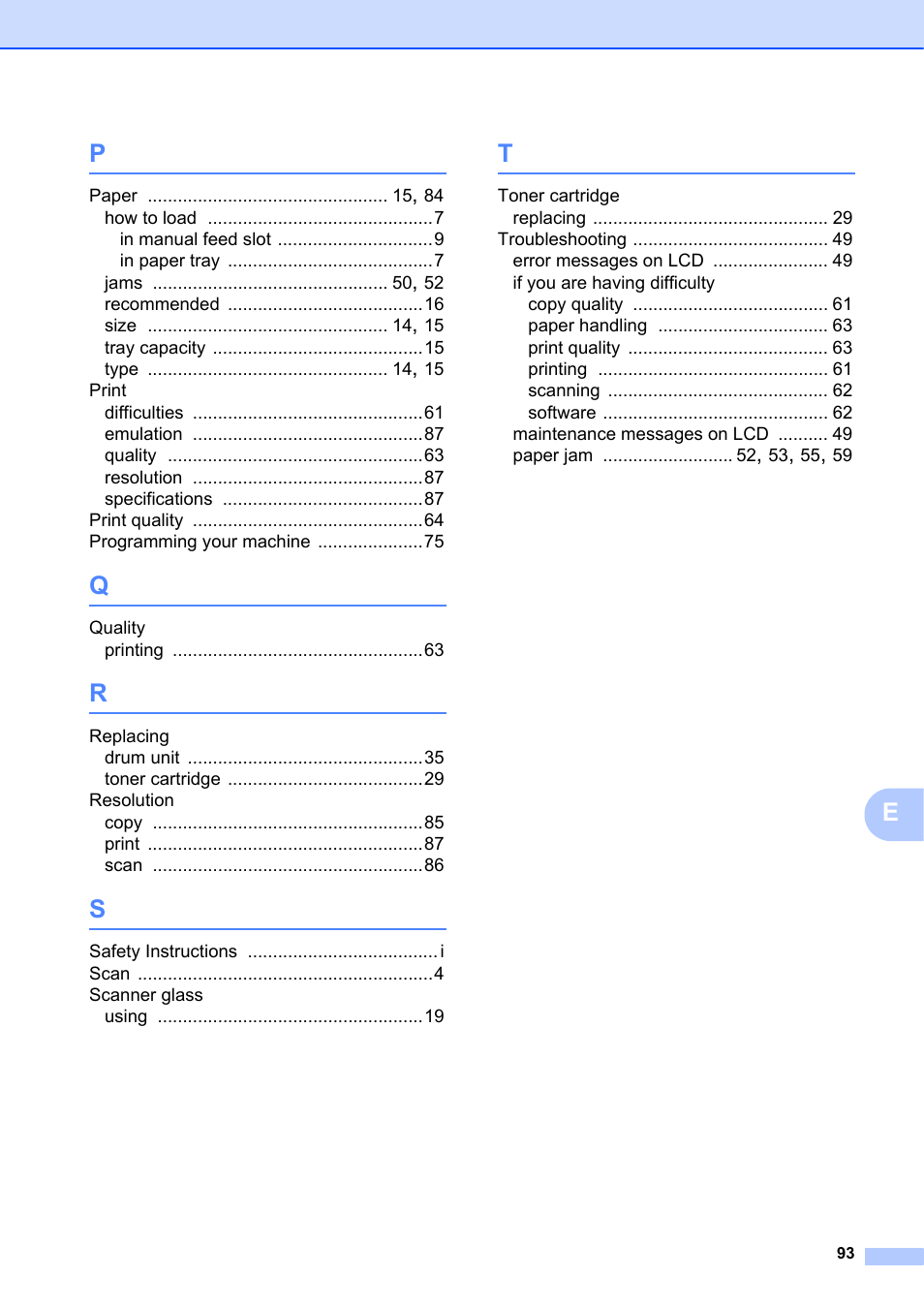 Brother DCP-7055 User Manual | Page 99 / 100