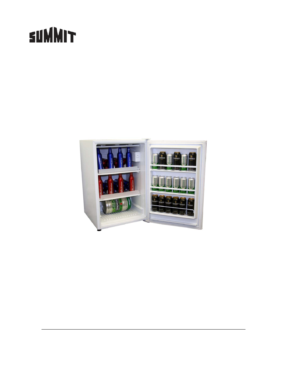 Summit FS60-FROST User Manual | 9 pages