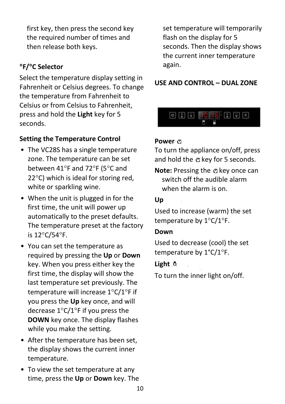Summit VC60D User Manual | Page 11 / 24