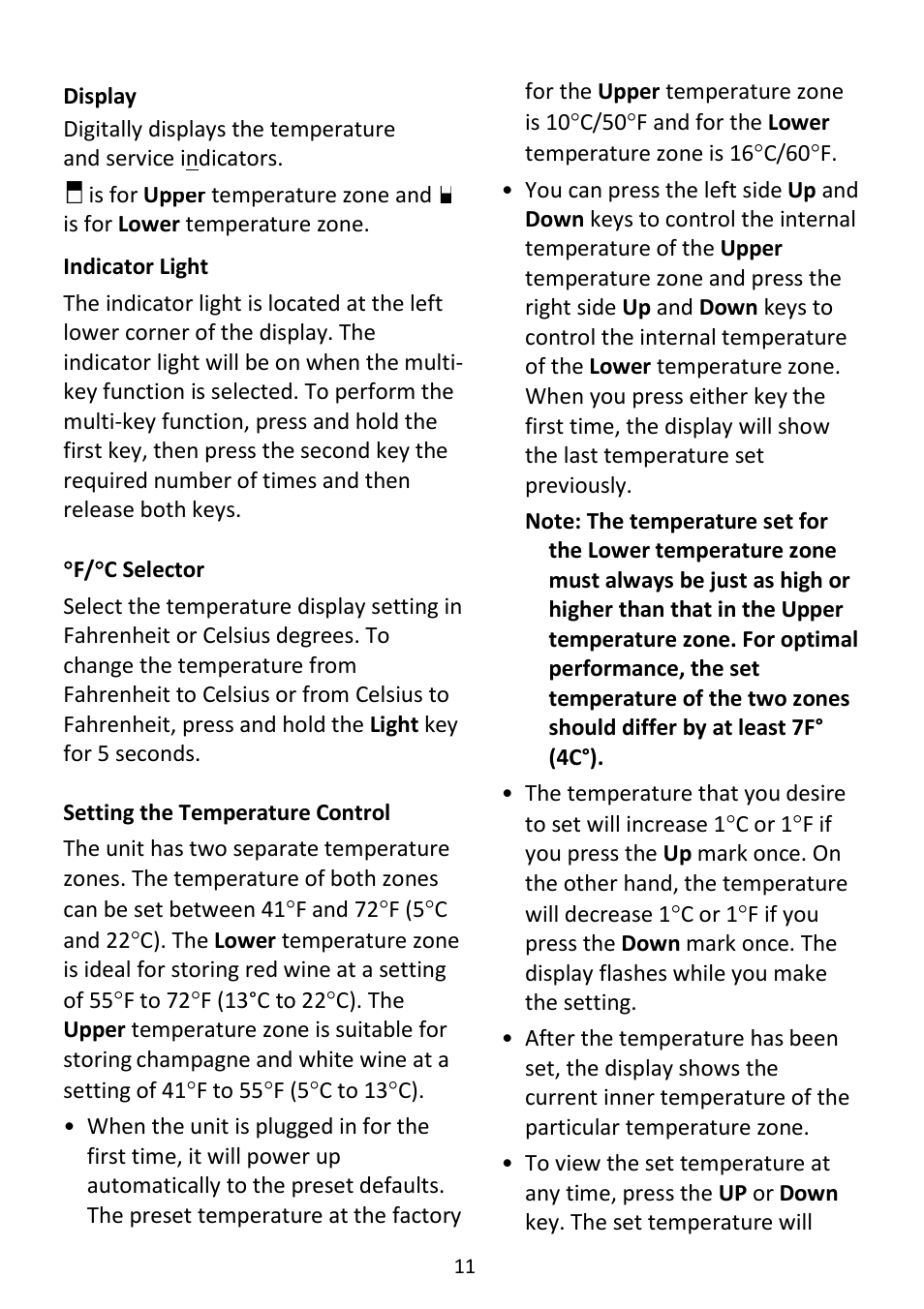 Summit VC60D User Manual | Page 12 / 24