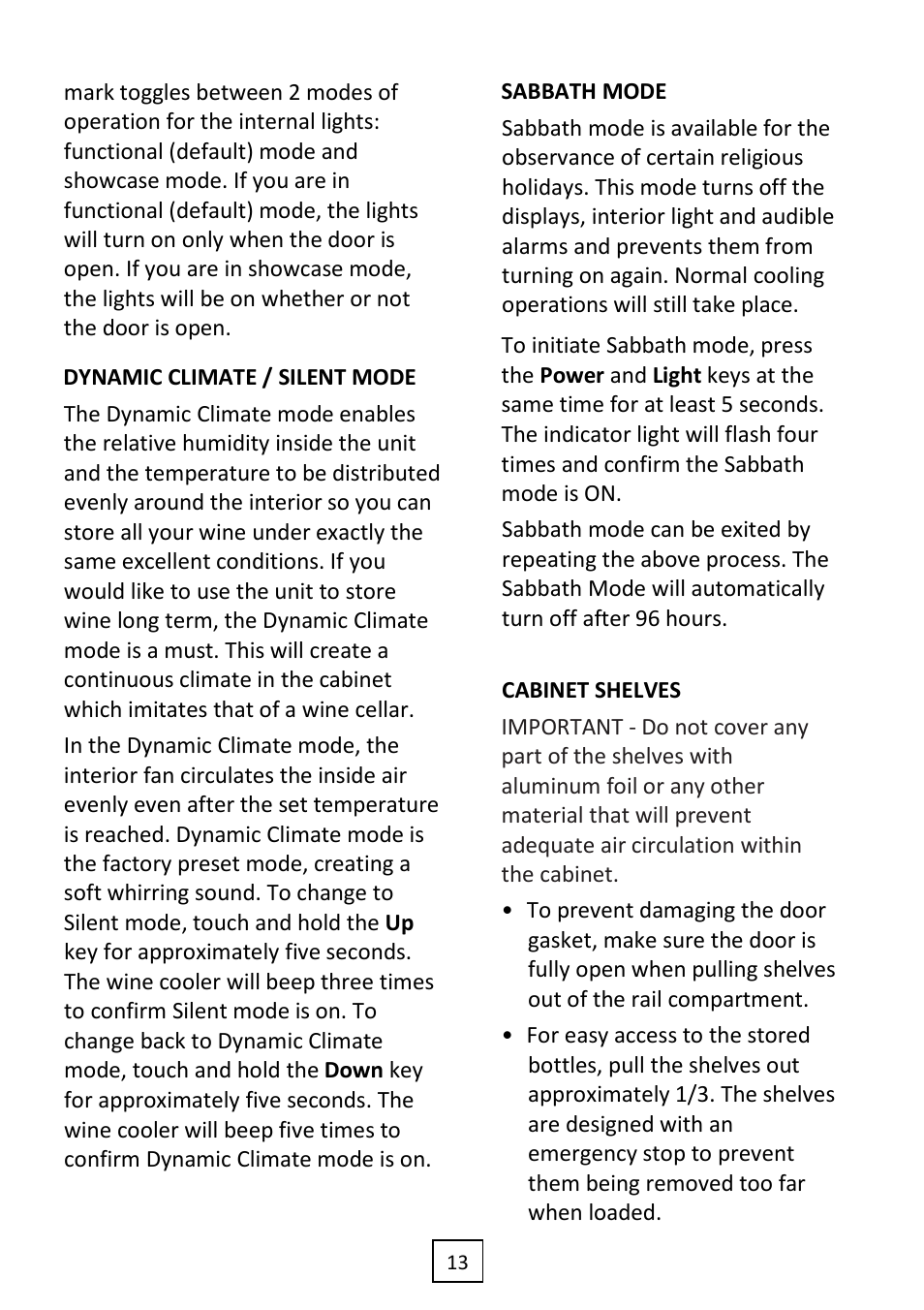 Summit VC60D User Manual | Page 14 / 24
