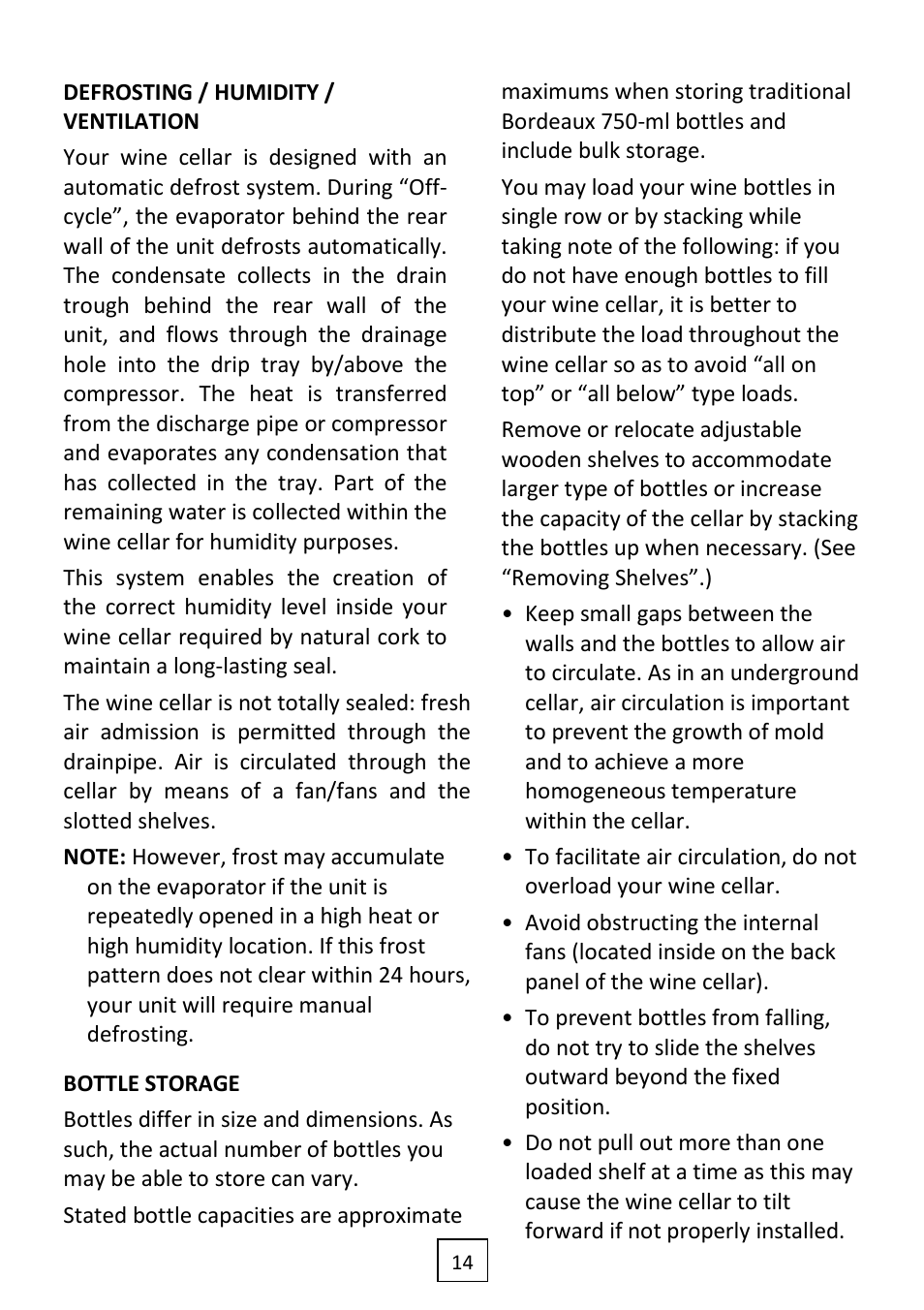 Summit VC60D User Manual | Page 15 / 24