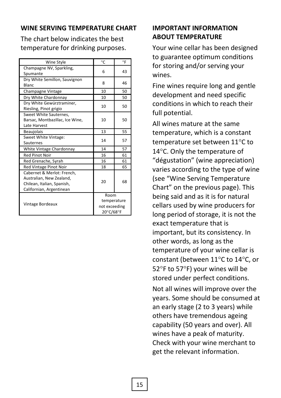 Summit VC60D User Manual | Page 16 / 24