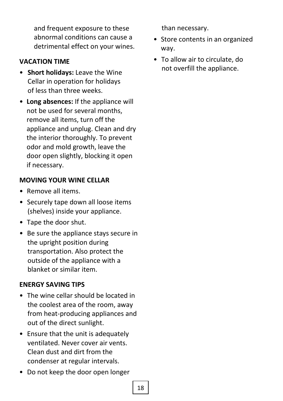 Summit VC60D User Manual | Page 19 / 24