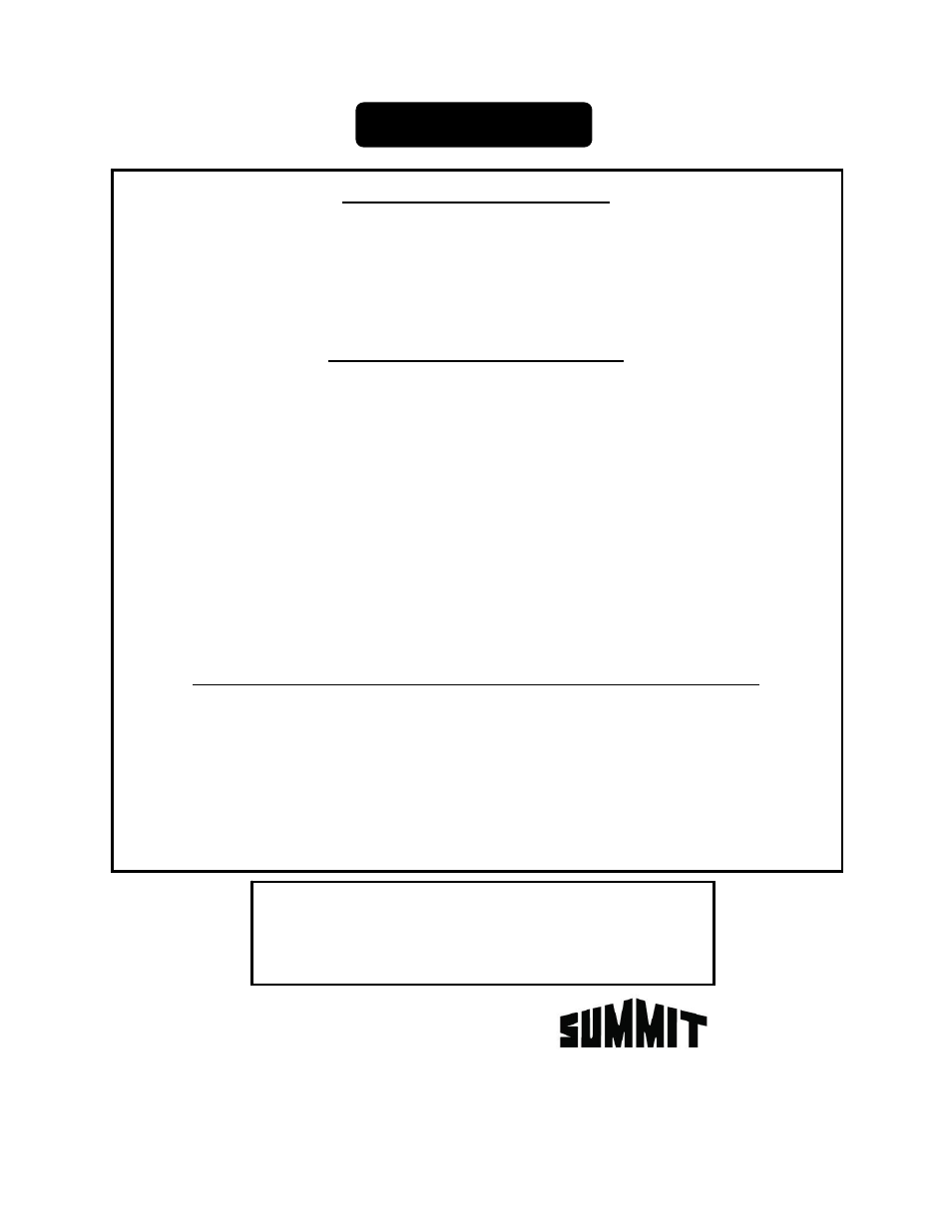 Limited warranty | Summit SWC525LBI User Manual | Page 12 / 12