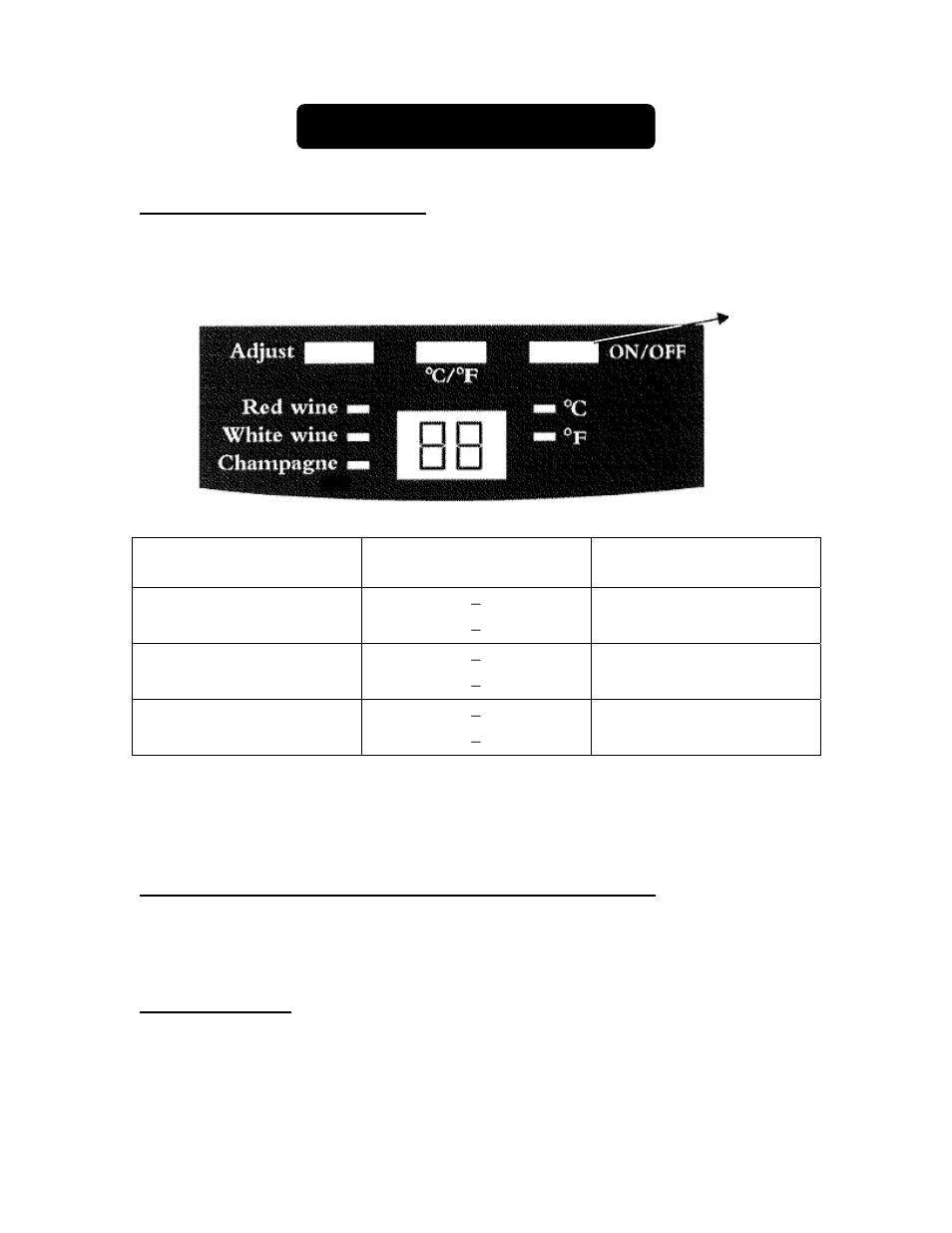 Operating your wine cellar | Summit SWC525LBI User Manual | Page 8 / 12